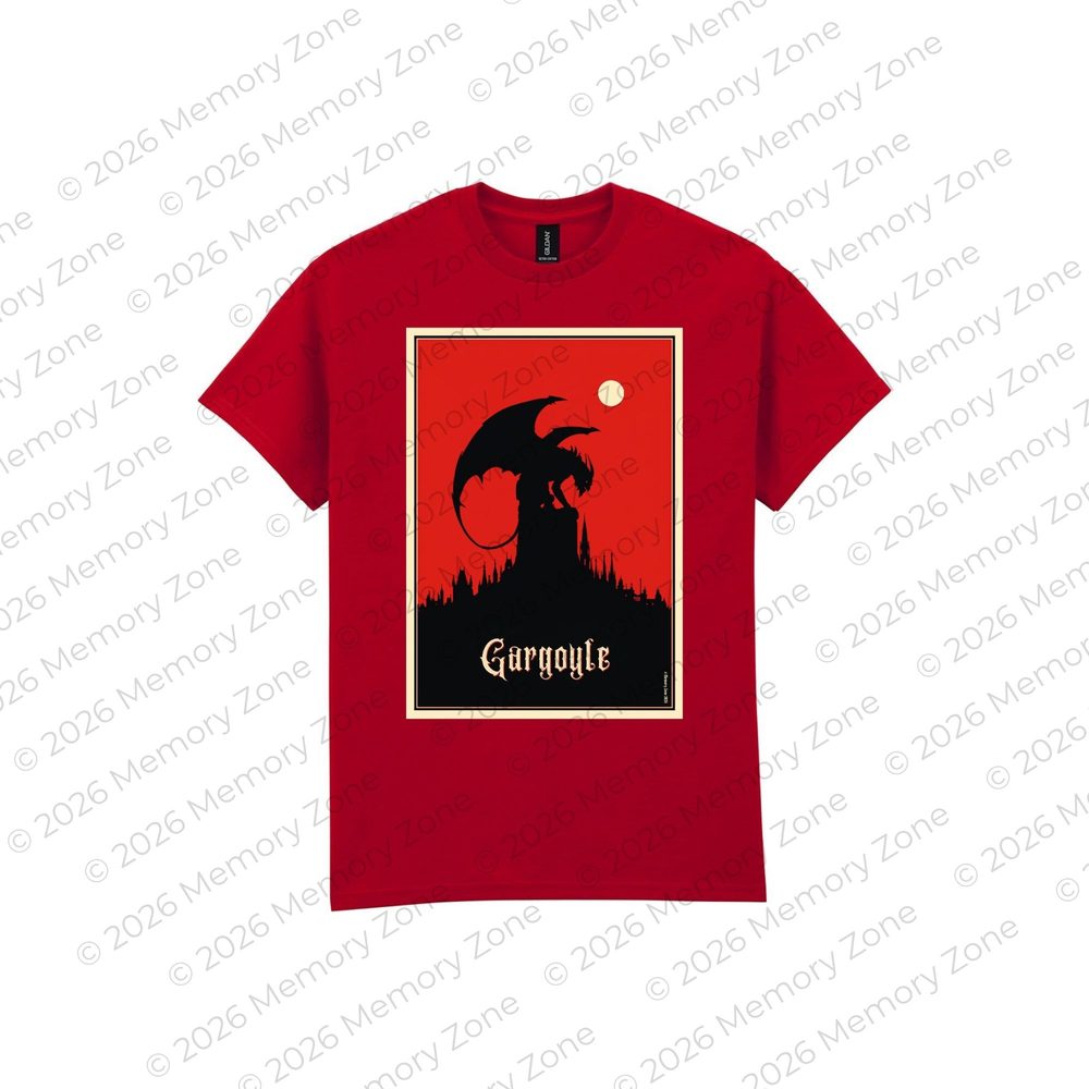 Gargoyle gothic dark fantasy t-shirt and art print