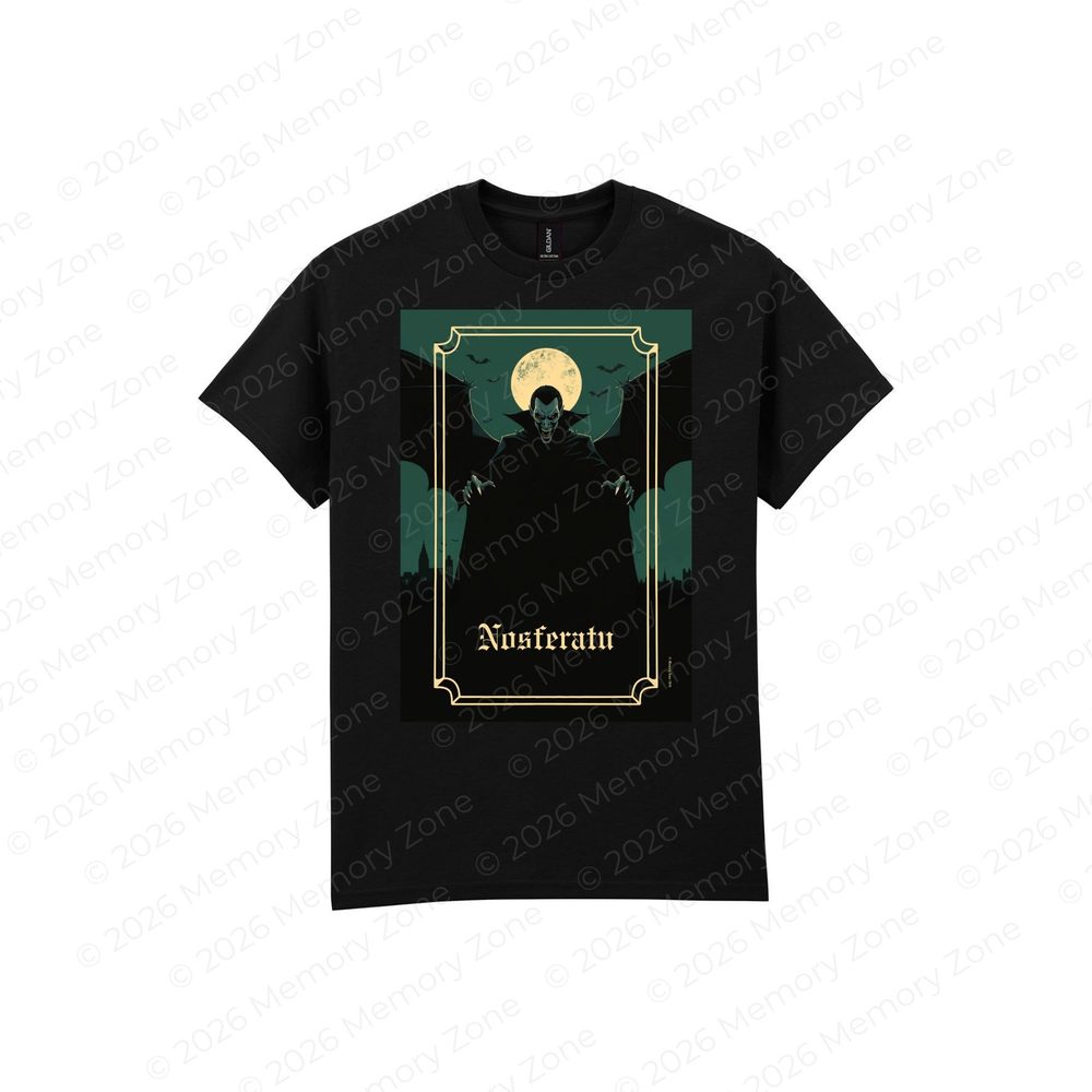 Vampire gothic horror t-shirt and art print